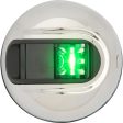 Attwood LightArmor Vertical Surface Mount Navigation Light - Starboard (Green) - Stainless Steel - 2NM - NV3012SSG-7 on Sale