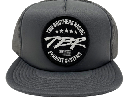 TBR Trucker Hat - Five Star - Gray Supply