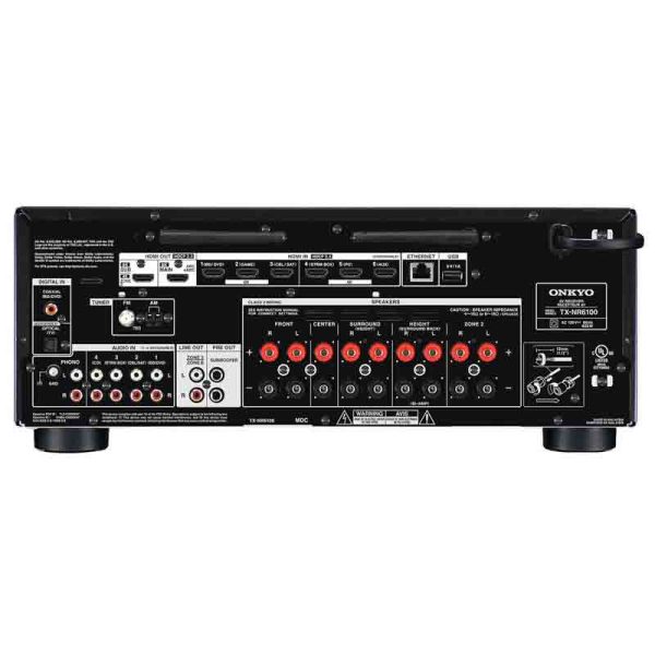 Onkyo TX-NR6100 - 7.2-Channel THX Certified AV Receiver For Discount