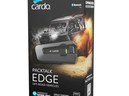 Cardo Packtalk Edge Bluetooth Headset Single ORV Edition Online