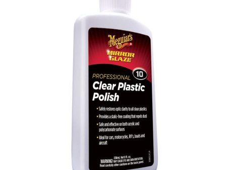 Meguiar s - #10 Clear Plastic Polish - 8 oz. - M1008 Fashion