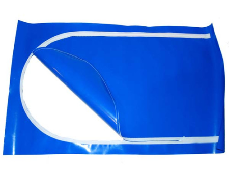 30 x 36 Blue Shrink Wrap Zipper Access Door CASE OF 6 Online Hot Sale