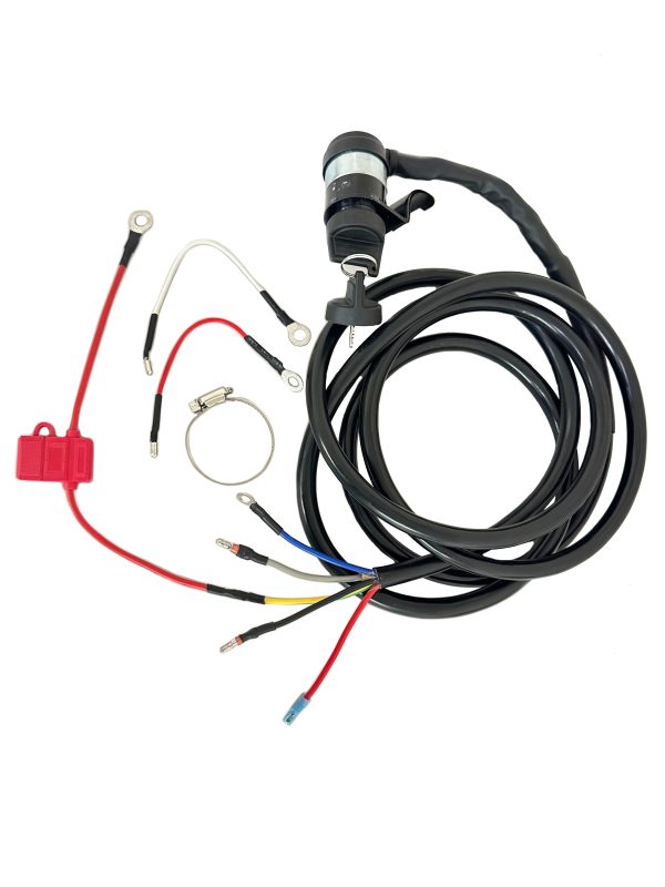 14ft Wiring Harness w Keyswitch & Mount for HF Predator (Limo Carts) Online now