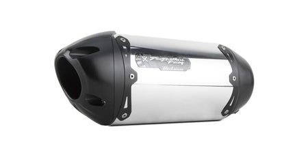 Suzuki Hayabusa (2008-2020) Dual S1R Black Aluminum Slip-On - Part Number 005-1930406DS1B Online now